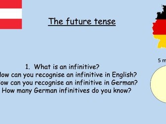 German future tense using werden