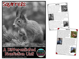 Differentiated Nonfiction Unit: Squirrels