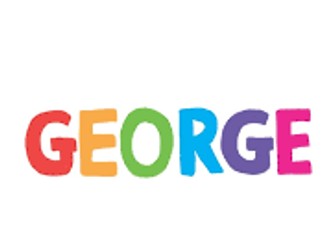 Scheme of Work: George, by Alex Gino KS2/3 English