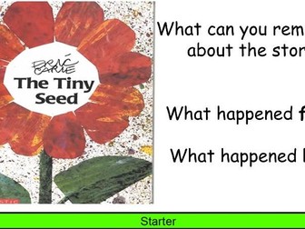 Drama Lessons linked to The Tiny Seed