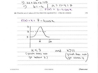 Edexcel Alevel Core Mathematics12 January 2019- Solved Question Paper