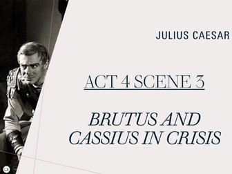 Julius Caesar Act 4 scene 3