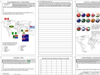 KS3 Geography worksheet bundle | Teaching Resources