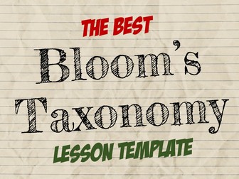 The Best Lesson Template