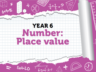 Year 6 - Place Value - Week 2 - Round any Number and Negative Numbers