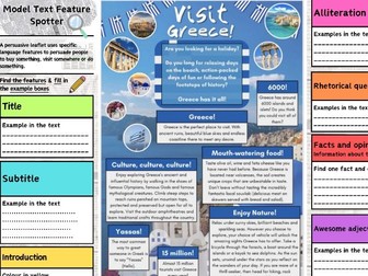 Text Type Feature Spotter KS2 - English