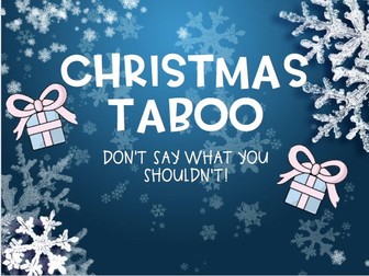 Christmas Taboo Game Quiz