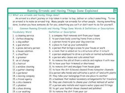 Running Errands and Having Things Done Explanation-Definitions