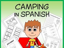 Spanish Camping Vocabulary Sheets and Worksheets