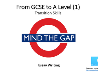 GCSE to A Level Transition: Essay Writing