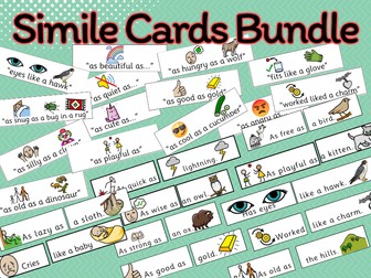 Fun Simile Activities Bundle