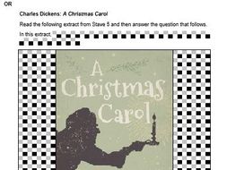 A Christmas Carol Mock Exam Questions - AQA - Stave 4