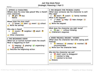 Grade 5 Imaginative Writing | Just One More Favor (Module 9)