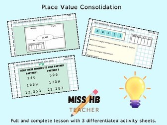 Place Value Consolidation