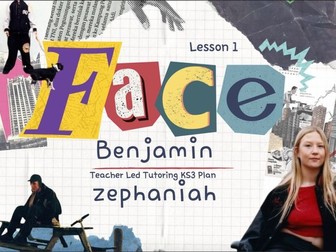 Face by Benjamin Zephaniah Scheme of Work KS3