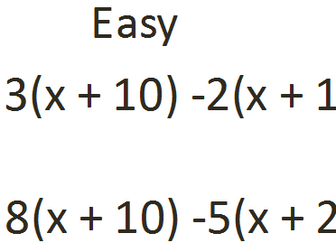 expand and simplify brackets