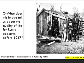 Why was there so much discontent in Russia by 1917?