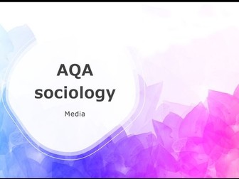AQA Alevel Sociology Media Revision