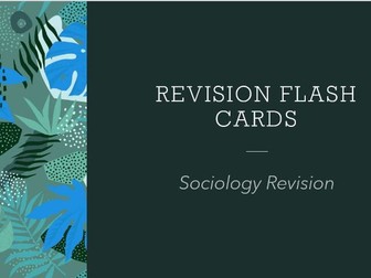 Family and Household Revision Session- Sociology AQA GCSE