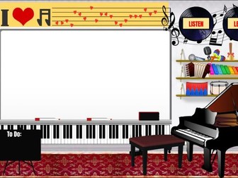 Music Virtual Classroom Background