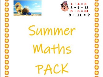Summer Holiday Maths Activity Booklet