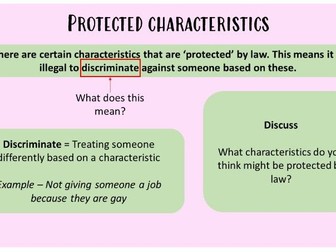 PSHE Diversity - LGBTQ+