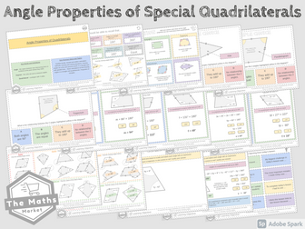 Angle Properties of Special Quadrilaterals