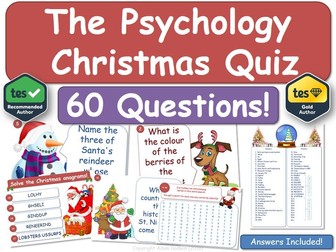 Psychology Christmas Quiz!