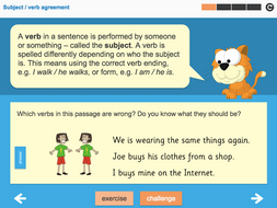 Standard English Interactive Teaching Presentation - Year 4 Spag