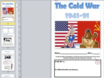 Cold War Revision Booklet