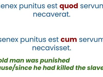 Pluperfect subjunctive and 'cum clauses' (Eduqas Latin GCSE)