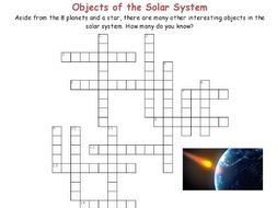 Objects Of The Solar System Crossword