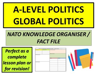 NATO - Knowledge Organiser Worksheet