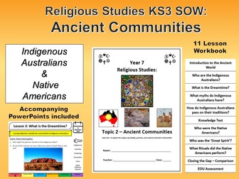 Ancient Communities SOW/Workbook/PPs (Aboriginal / Native Americans)