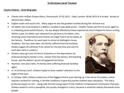 ‘A Christmas Carol’ – Context by poetryessay | Teaching Resources