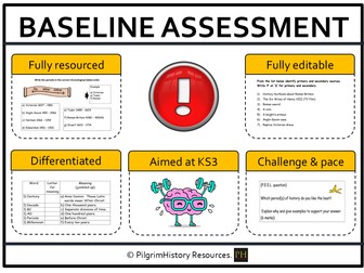 KS3 History skills: History Baseline Test