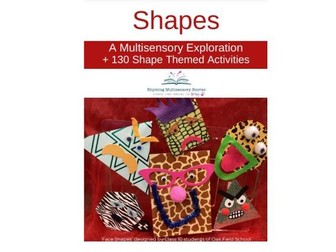 Shapes Sensory Story + 130 Sensory Rich Activities for Neurodiverse, Sensory, PMLD, SEND