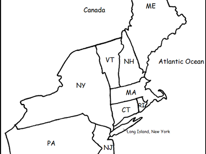 Northeastern Region Of The United States Printable Handouts   Northeastregionmapnewsmaller.crop 469x352 0%2C57.preview 