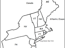 Northeastern Region of the United States - Printable handouts ...