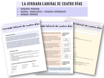A level Spanish - Jornada trabajo reducida
