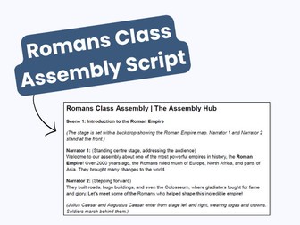 Romans KS2 Class Assembly Script