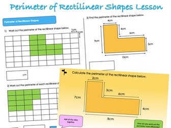 Year 4 Length and Perimeter - Perimeter of Rectilinear Shapes Lesson