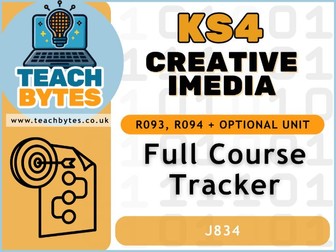 J834 Creative iMedia Course Tracker