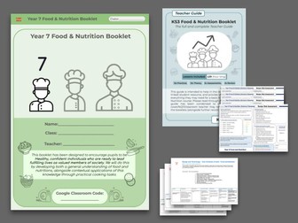 KS3 Year 7 Food Tech - Complete Set of 10 Lessons