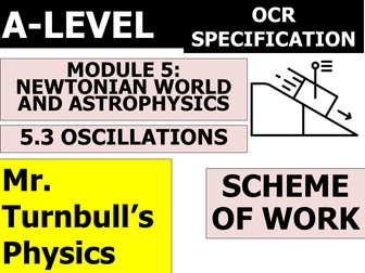 Oscillations Scheme of Work (OCR A-Level Physics)