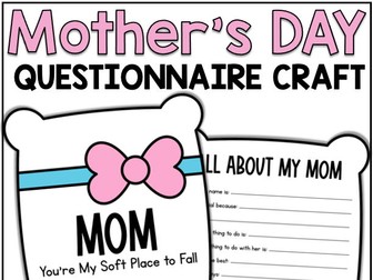 Mother's Day Craft Questionaire