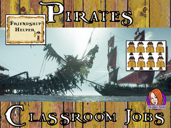 Pirate Classroom Jobs Display