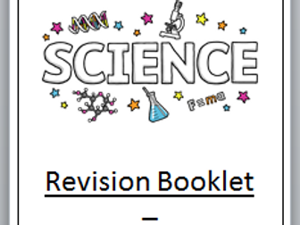 Year 8 Science Revision booklet for biology and physics KS3
