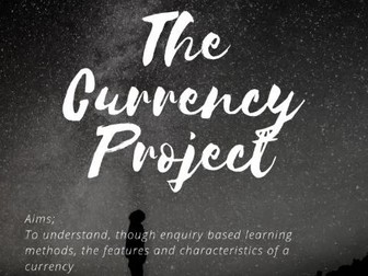 AQA / OCR GCSE IGCSE Economics - Role of Money and currency  project - fun summer project