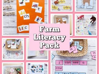 Farm Literacy and phonics pack for Early Years